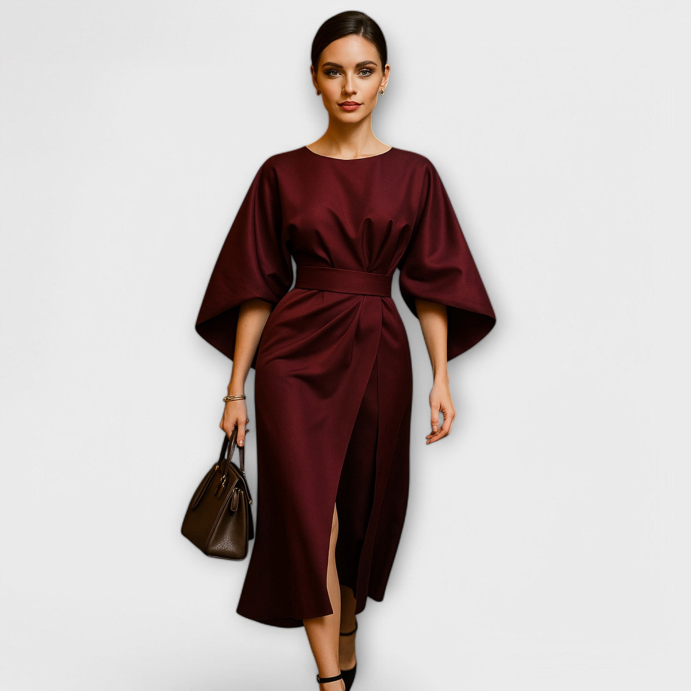 Petra - Elegáns ruha hosszú ujjakkal