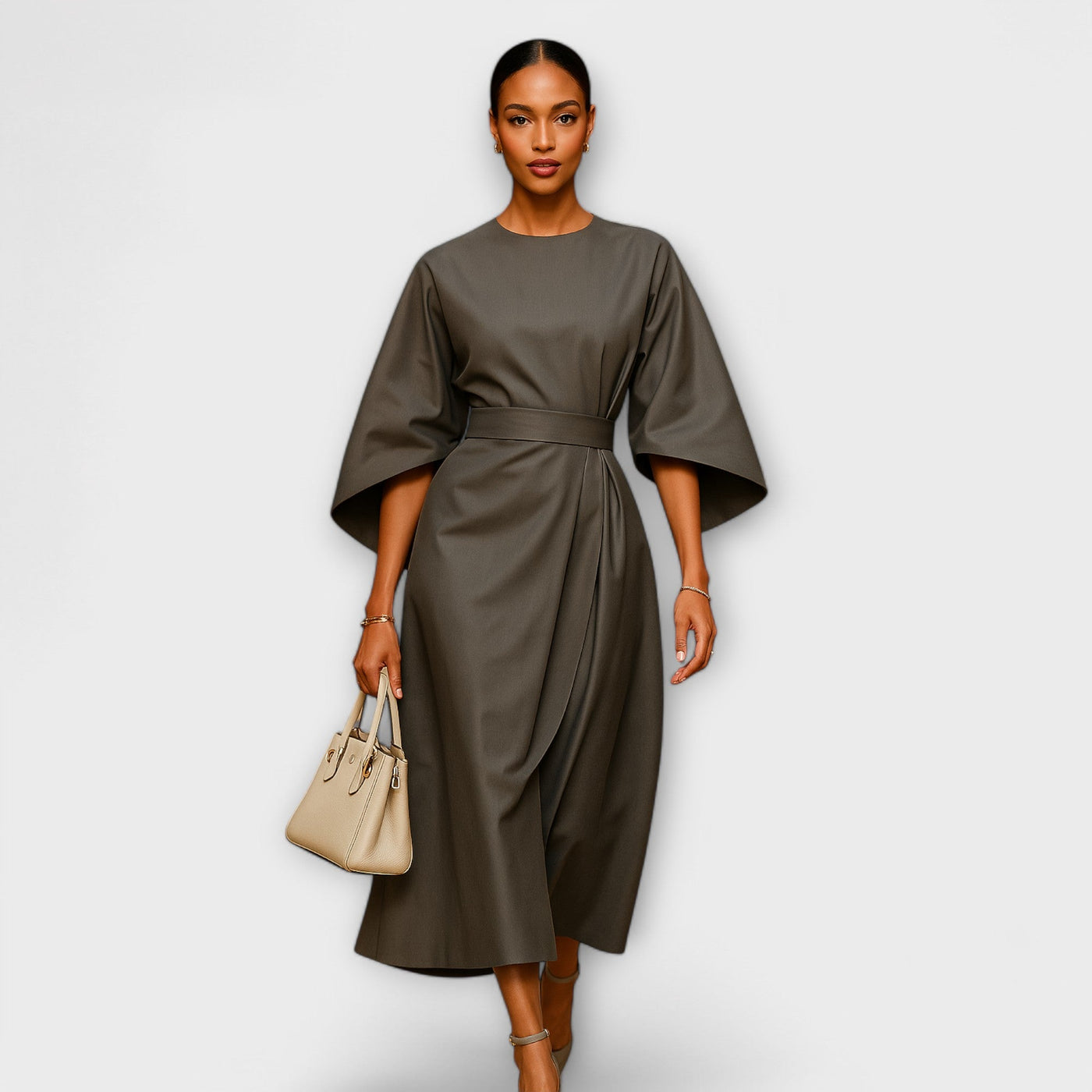 Petra - Elegáns ruha hosszú ujjakkal