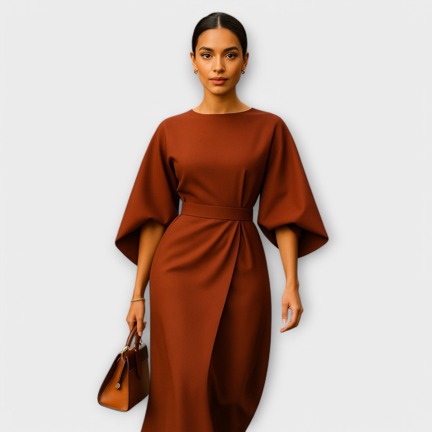 Petra - Elegáns ruha hosszú ujjakkal